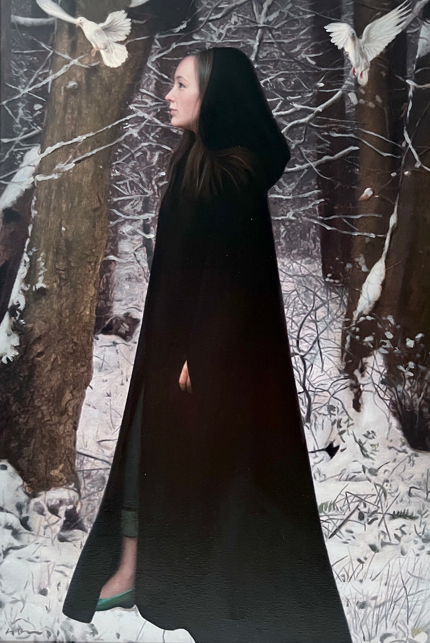 Black Cloak and Doves (0791)