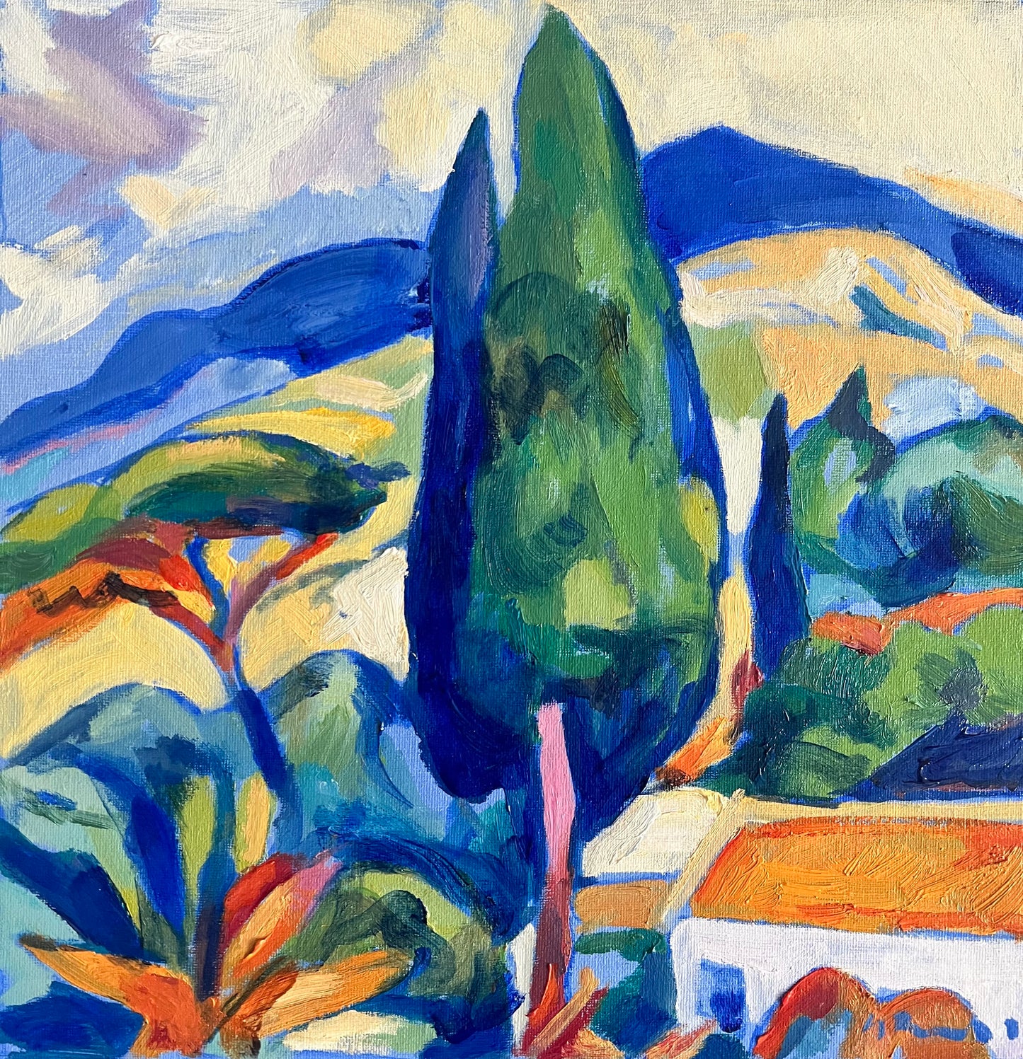 Fauvist Landscape Study