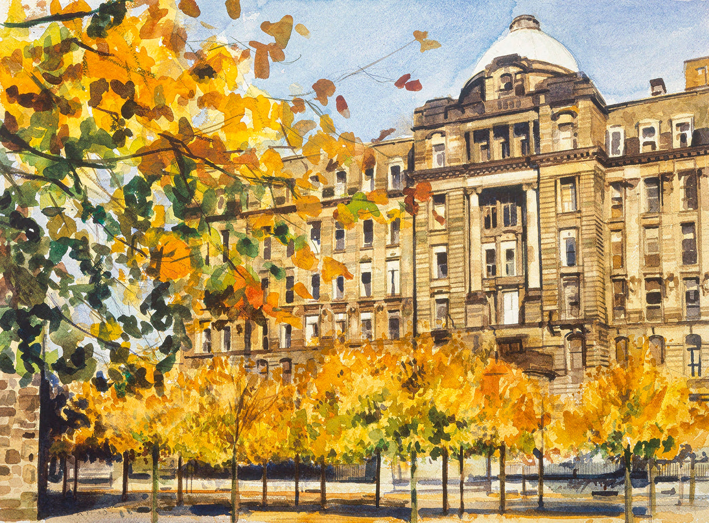 Royal Infirmary From Cathedral Precinct