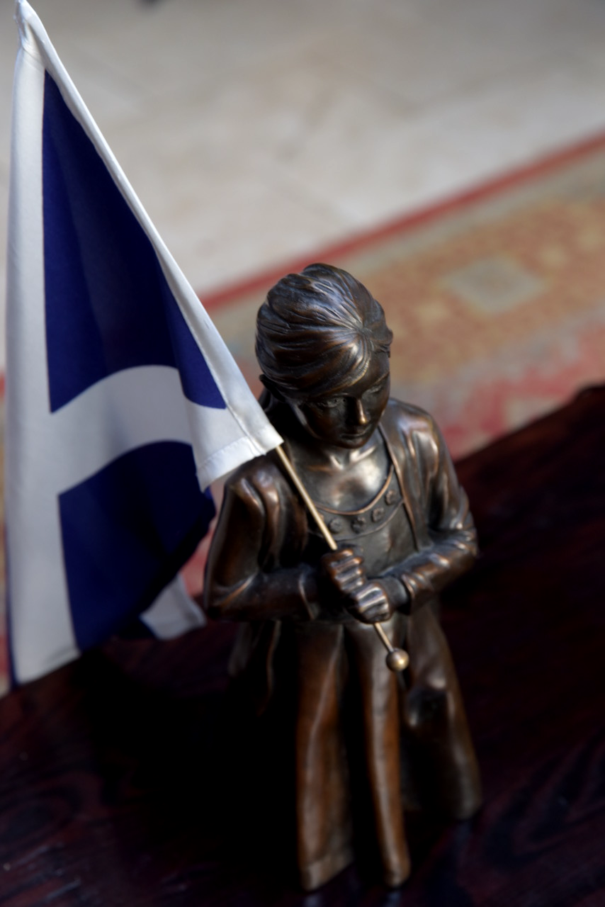 Girl with a Flag