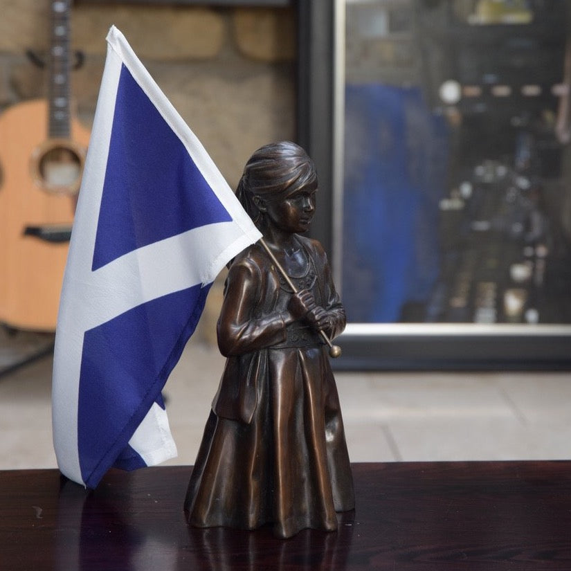 Girl with a Flag