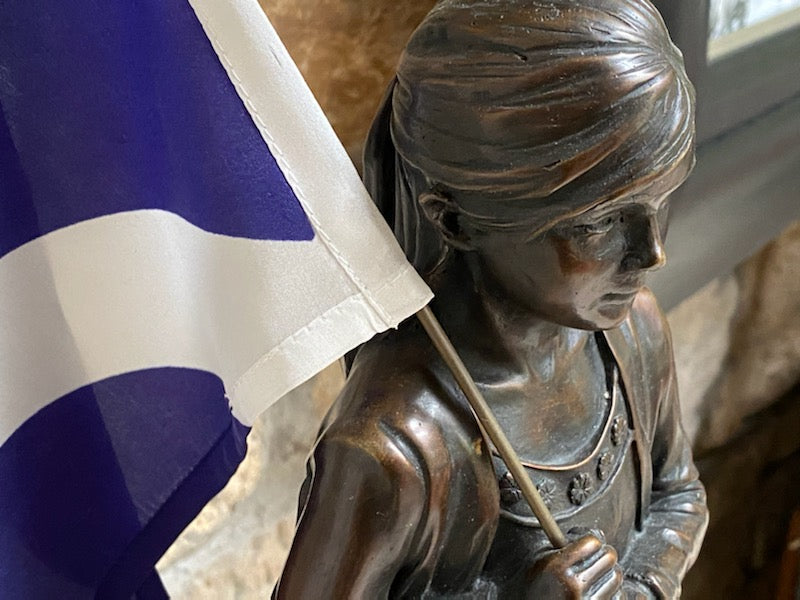 Girl with a Flag