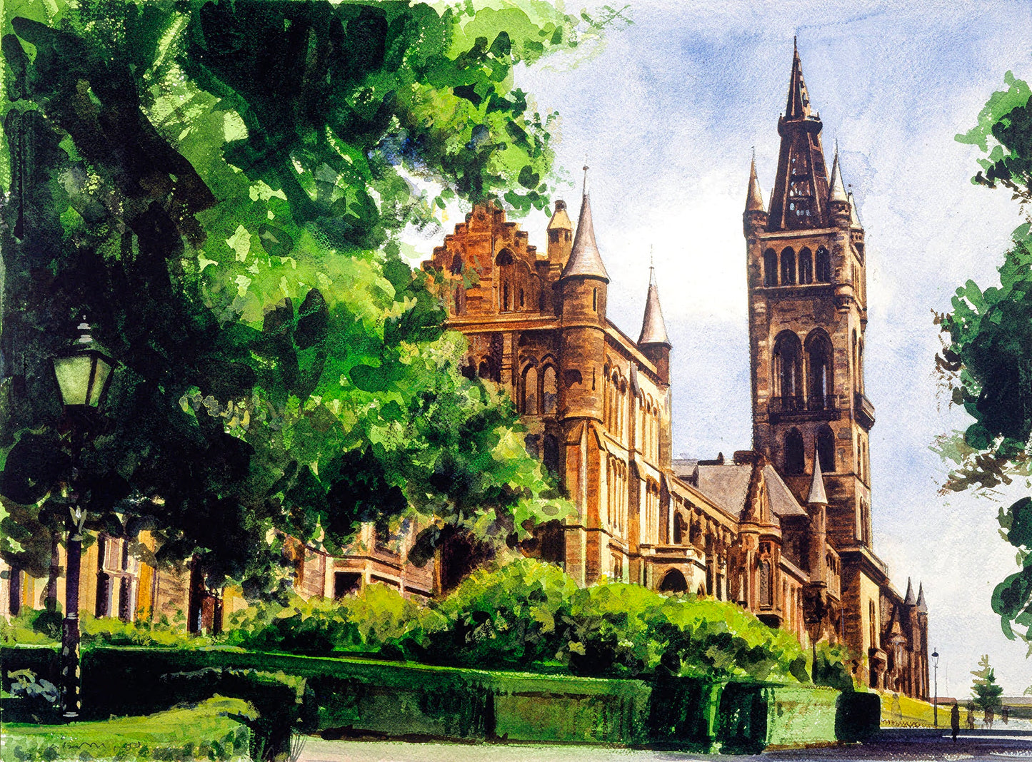 Glasgow University From S Front Street