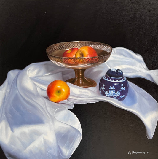 Apples and a Gold Bowl (0796)