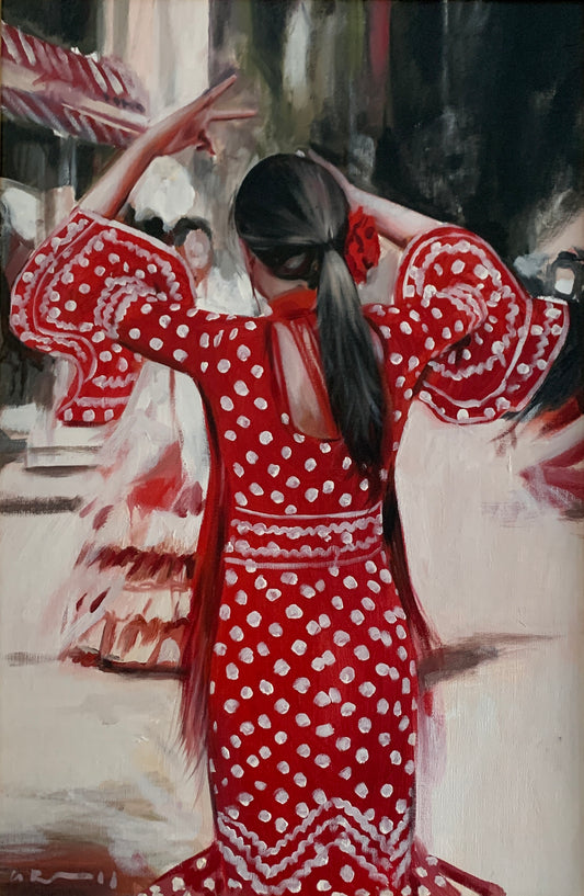 Spanish Dancer in Red (0494)