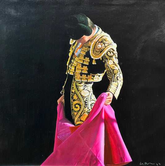 Matador with pink cape