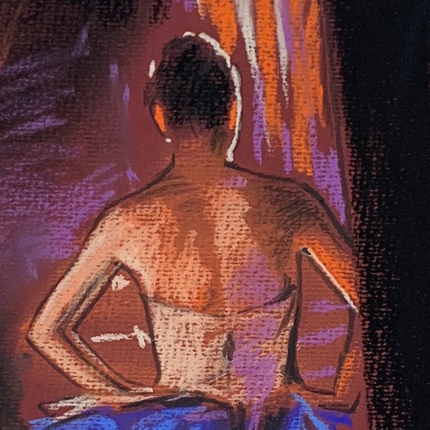 Dancer with a Blue Dress