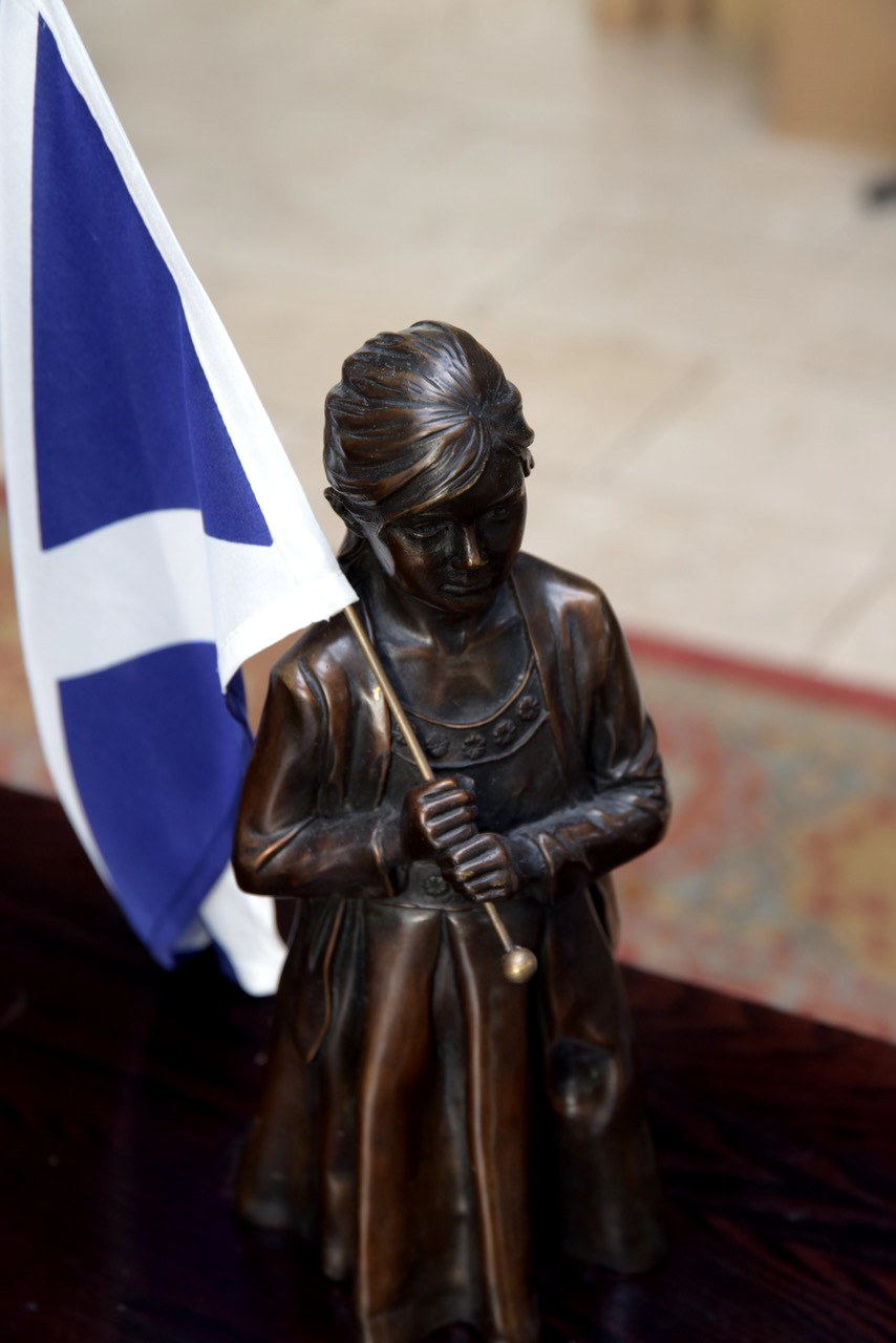 Girl with a Flag