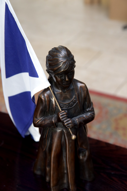 Girl with a Flag