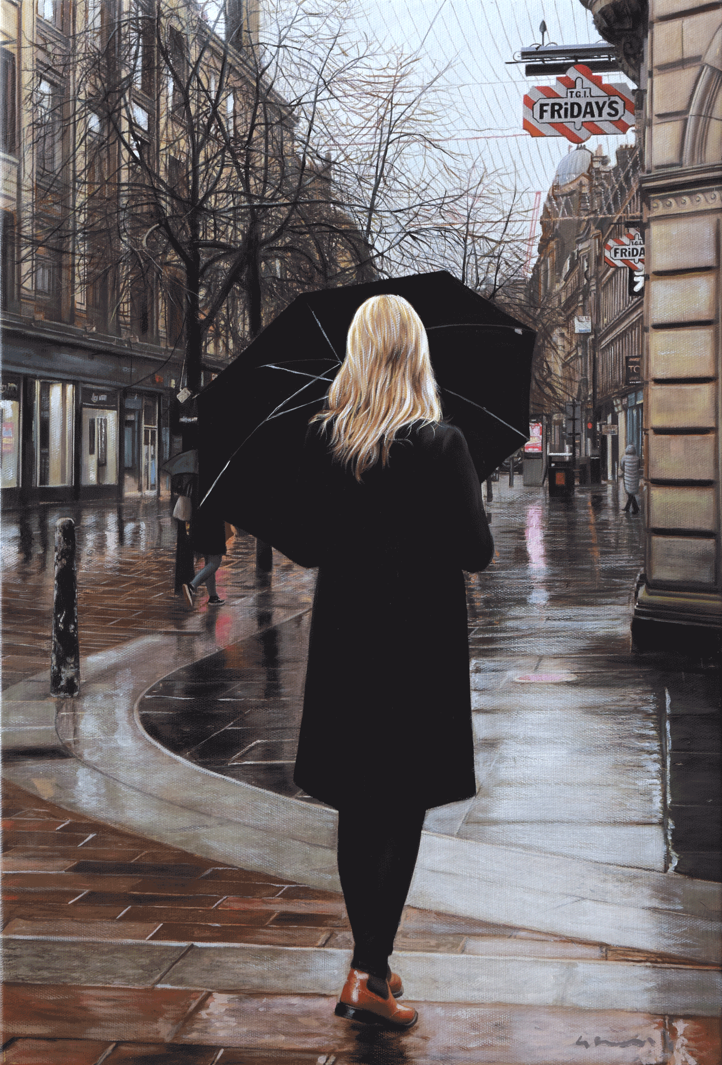 Black Coat on Gordon Street