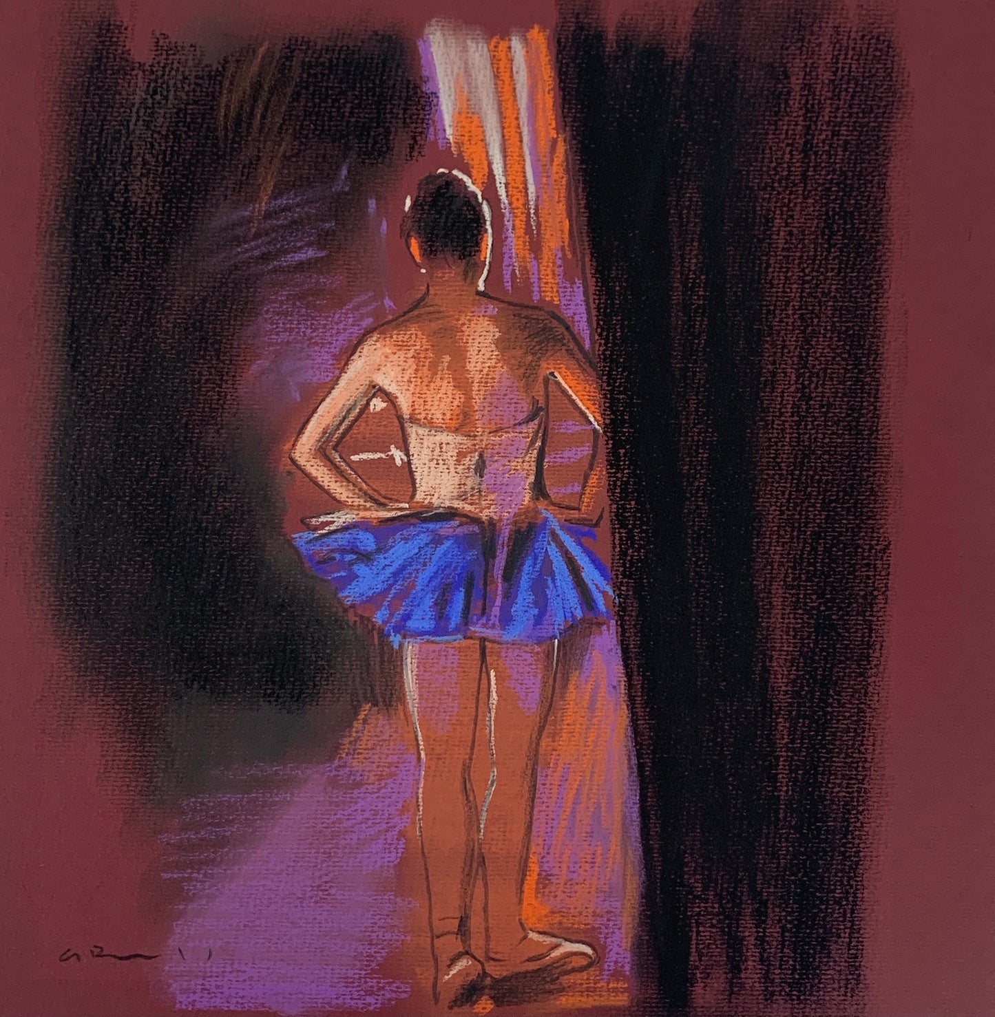 Dancer with a Blue Dress