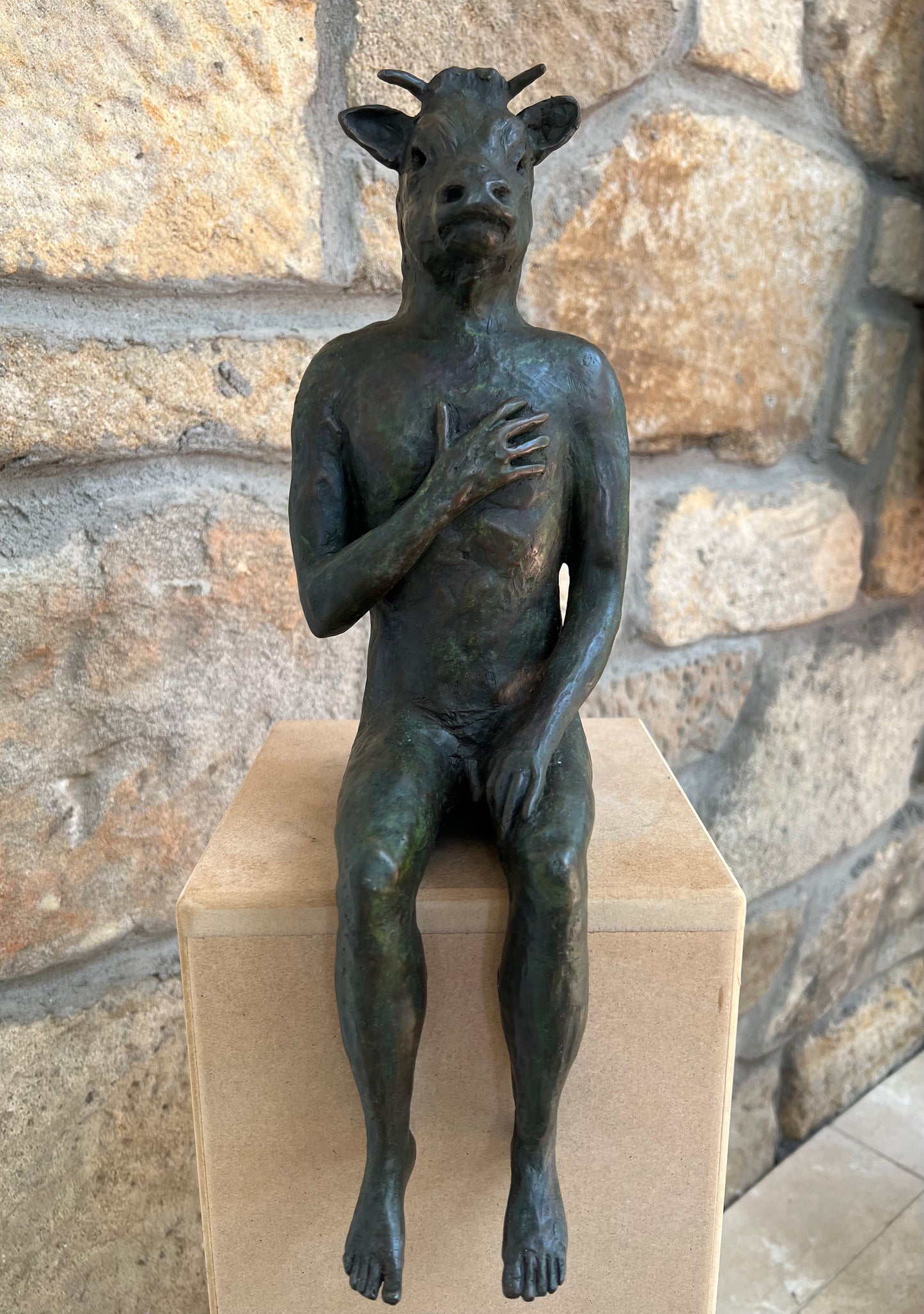 Seated Minotaur No.2