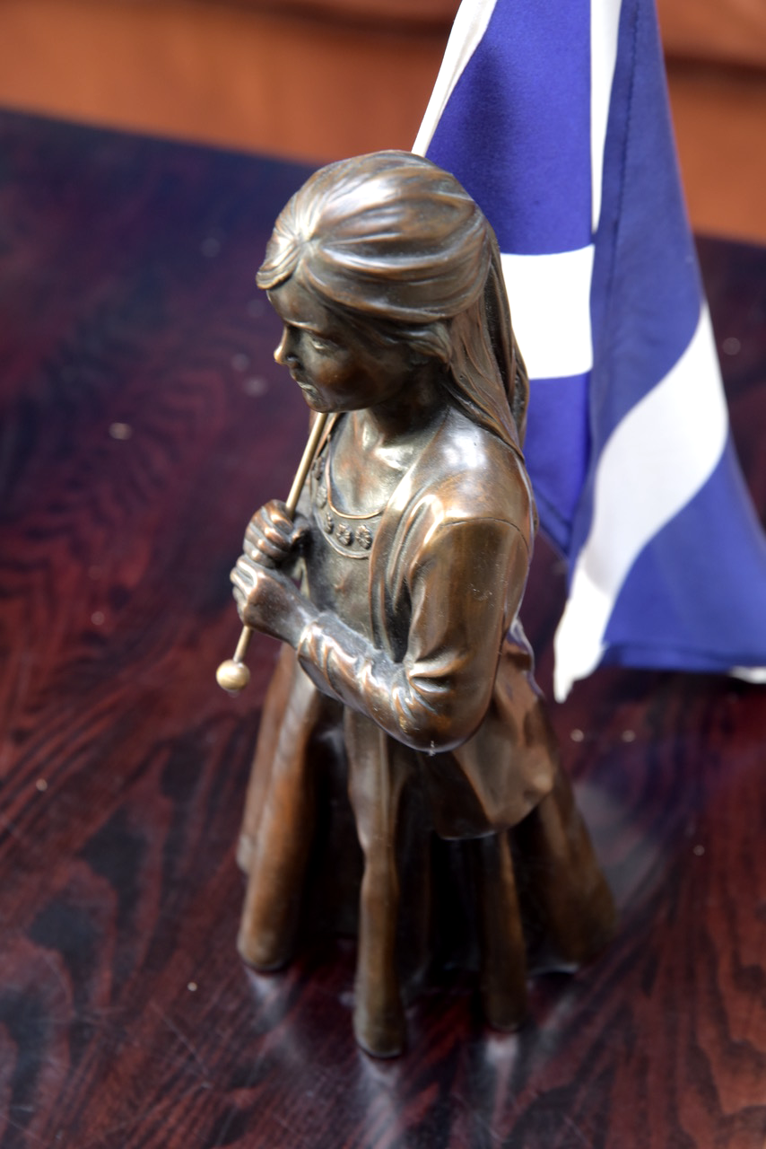 Girl with a Flag