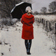 Red Coat in the Snow